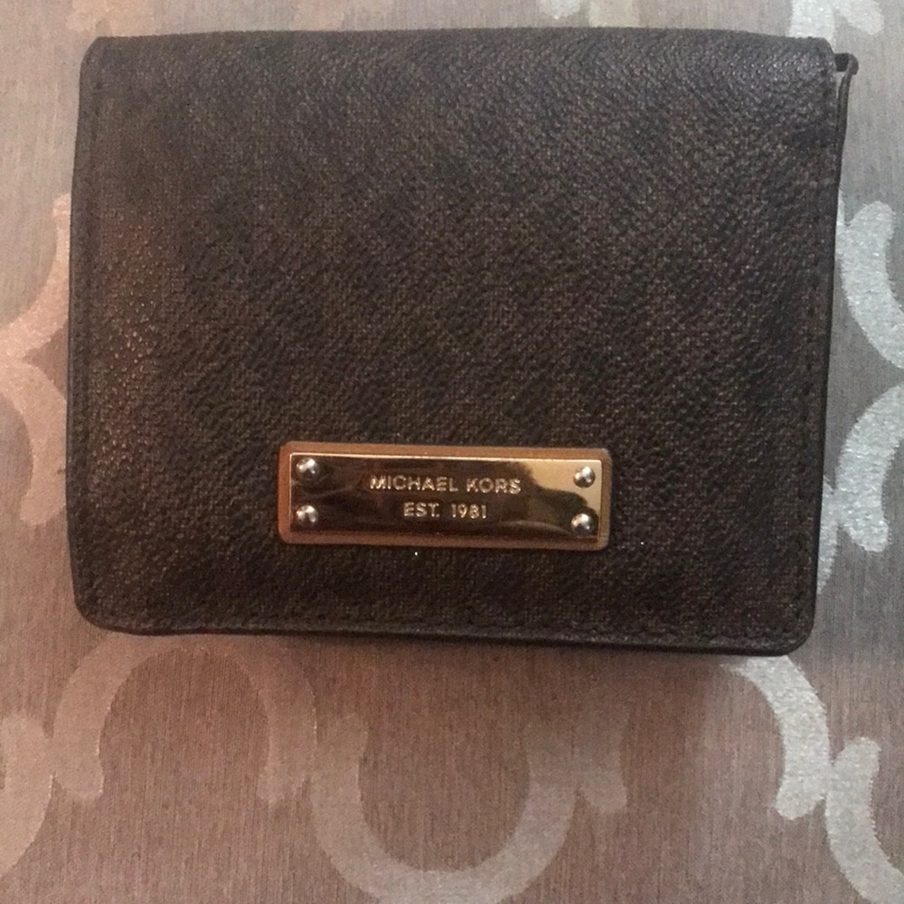 Michael Kors signature bifold wallet